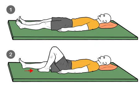 Flexión activa de rodilla