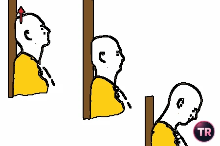 Flexión cervical total