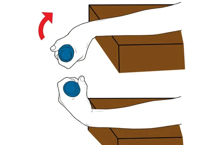 Flexión de muñeca con carga en supinación