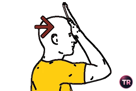 Flexión isométrica cuello