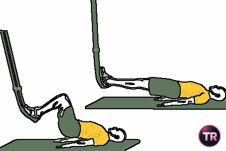 Press de cadera con TRX