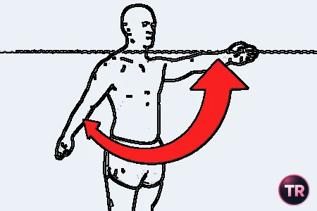 Hidroterapia: flexión y extensión alterna de hombros