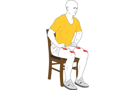 Isométrico cuadriceps sentado