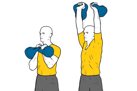 Kettlebell: Press de hombros