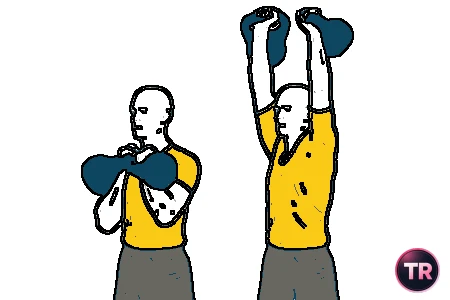 Kettlebell: press de hombros