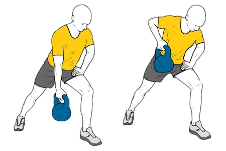 Kettlebell: Remo a una mano
