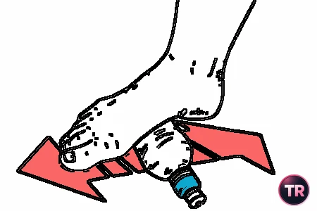 Masaje para fascitis plantar con hielo