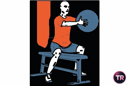 Demi-squat avec médecine ball