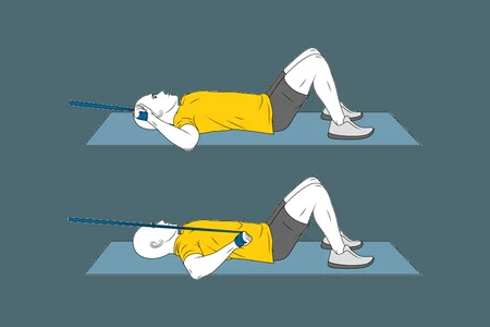 Rotación de hombro con cable-polea tumbado