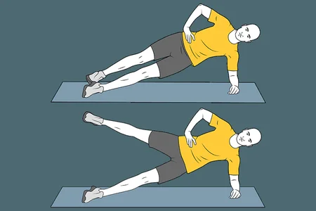 Abduccion de cadera en equilibrio lateral