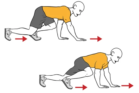 Pasos de oso o Bear crawls