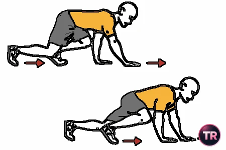 Pasos de oso o bear crawls