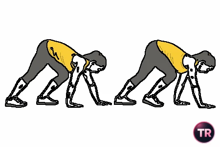Pasos de oso o bear crawls