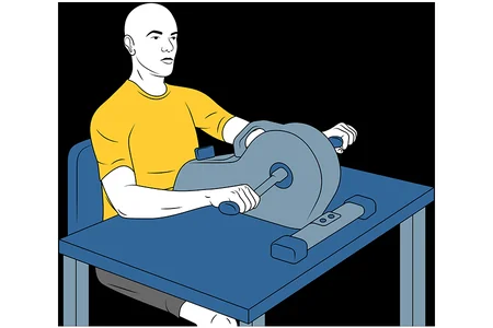 Pedalier con las manos