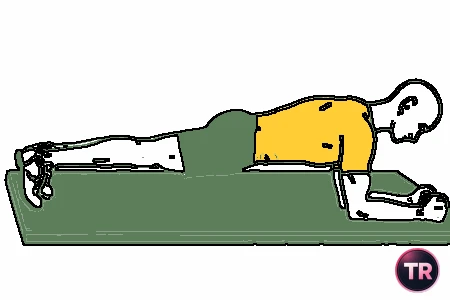 Plancha con apoyo de antebrazos