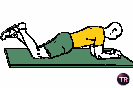 Plancha con apoyo de rodillas