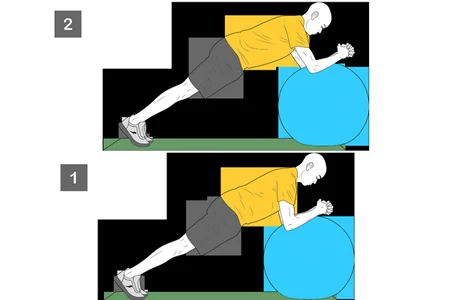 Roll out con fitball