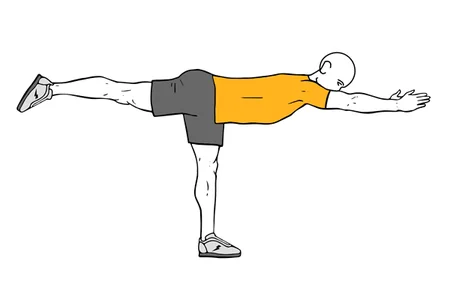 Postura del guerrero 3