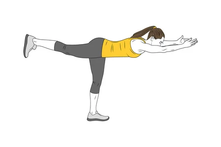 Postura del guerrero 3