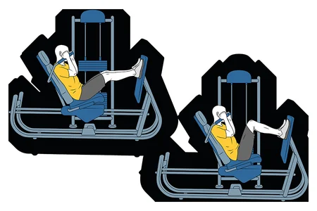 Prensa horizontal con desplazamiento y tronco inclinado