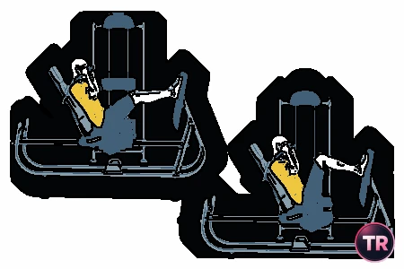 Press horizontal with movement and torso incline