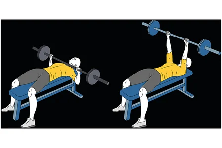 Press de banca con barra
