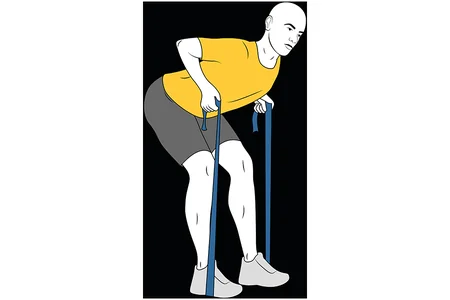 Remo con banda elastica