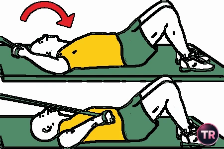 Innenrotation der Schulter liegend Rückenlage