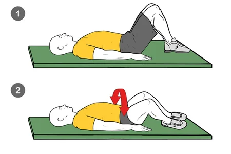 Rotación lumbar tumbado