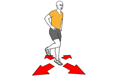 Saltitos sobre una pierna