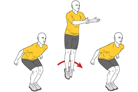 Salto laterales con  dos pies