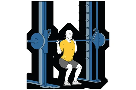 Sentadilla en maquina smith