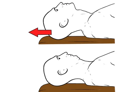 Deslizamiento de la cabeza tendido supino