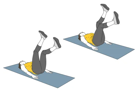 Tijeras tumbado supino