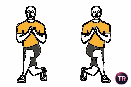 Zancadas cruzadas adelante