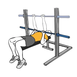 Press pectoral agarre cerrado en maquina smith