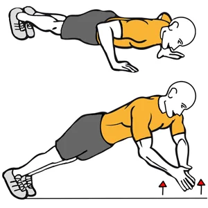 Flexiones de brazos con palmada