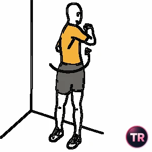 Estiramiento de abdominales oblicuos y espalda