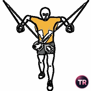 Cruces de pectoral con polea de pie inclinado