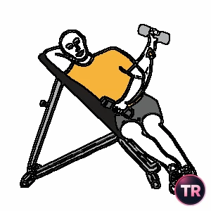 Shoulder rotation with dumbbell on an incline bench
