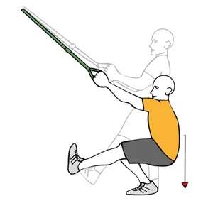 Sentadilla a una pierna-TRX