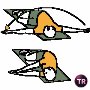 Trunk rotation lying supine