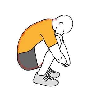 Estiramiento paravertebral de cuchillas y encogido