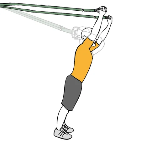 Extensión de triceps con trx