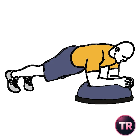 Plancha sobre bosu