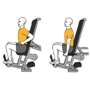 Extensión de tríceps sentado en máquina