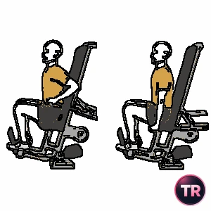 Extensión de tríceps sentado en máquina