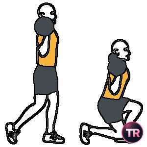 Squat statique en position de fente