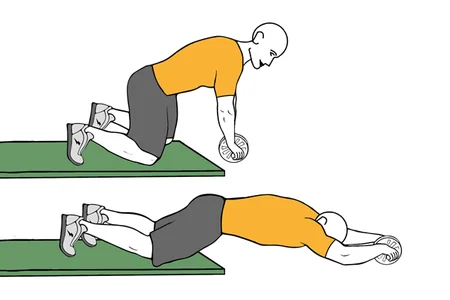 Abdominales con roller