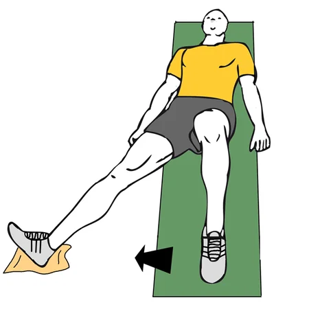 Abducción cadera tumbado